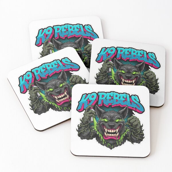 Item preview, K9 Rebels Spray Can Dog Monster designed and sold by smartlogo_factory.