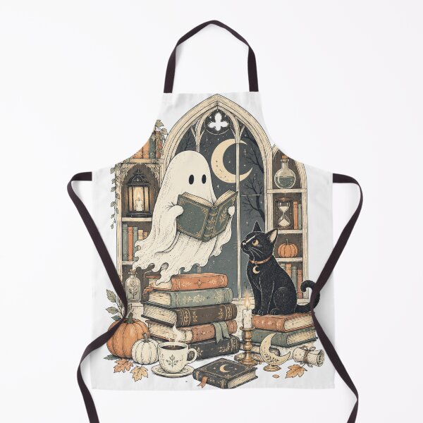 Item preview, Cute Bookworm Shirt, Ghost Reading Book Halloween Black Cat Library T-Shirt, Spooky Reader Gift, Book Lover Halloween Graphic Tee designed and sold by OUICHA.