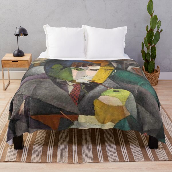 Item preview, Diego Rivera Wall Art, Modernist Portrait Painting, Ramon Gomez de la Serna, Art Lover Decor designed and sold by RickE.