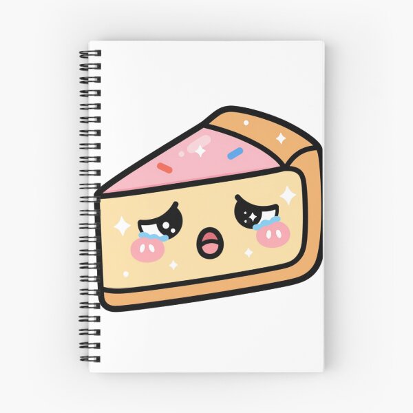 Item preview, Cute Tired Kawaii Cheesecake Cartoon | Adorable Cheesecake Sticker & Gift Design designed and sold by Rood Art Studio.