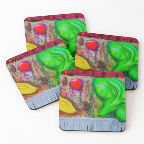 Item preview, Colorful Carnival Float With Bright Masks And Abstract Painted Backdrop At Parade Celebration designed and sold by Nmallia.