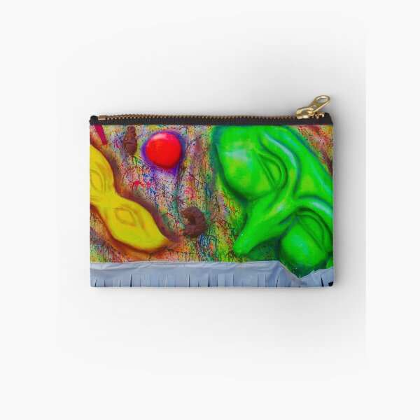 Item preview, Colorful Carnival Float With Bright Masks And Abstract Painted Backdrop At Parade Celebration designed and sold by Nmallia.