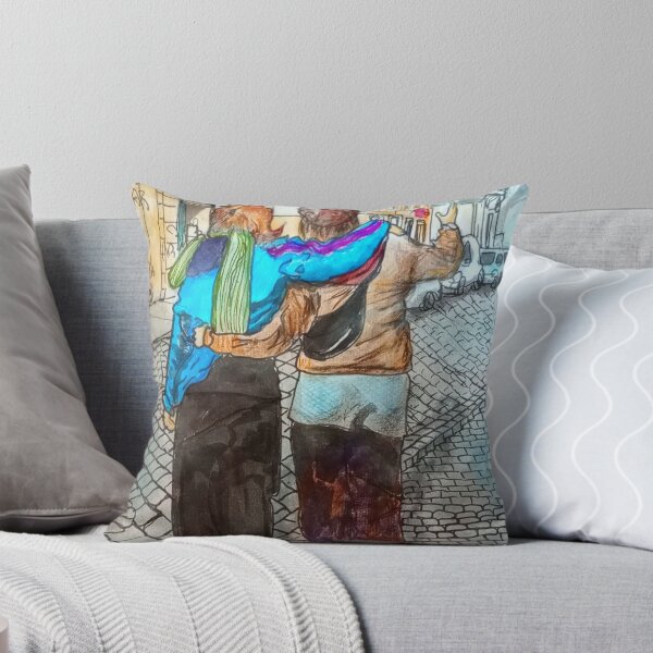 Item preview, Two Friends in the City – Urban Encounter designed and sold by UMA Urban Sketch.