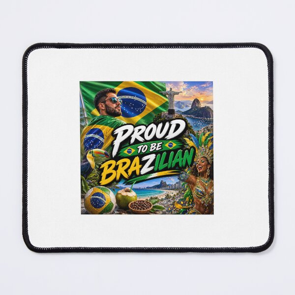 Item preview, Proud To Be Brazilian | Brazil Pride & Culture designed and sold by GlitchThreads.
