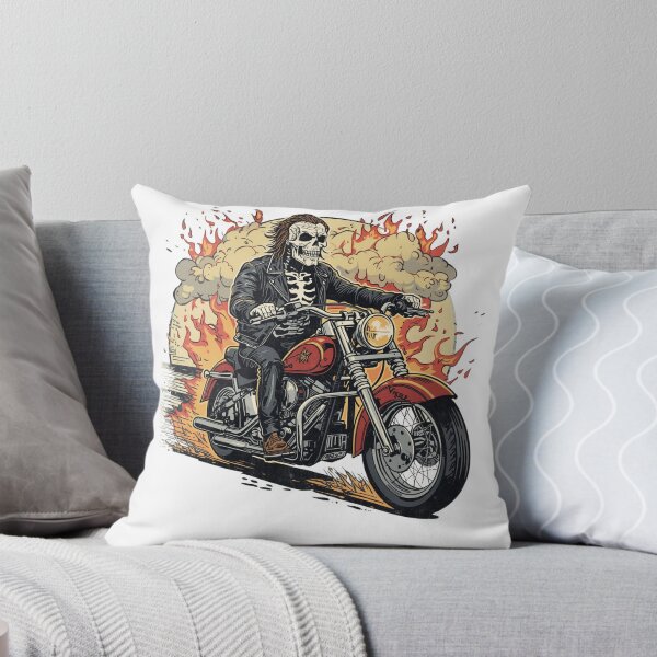 Item preview, Ghost Rider Skull Biker Art designed and sold by redblink store.