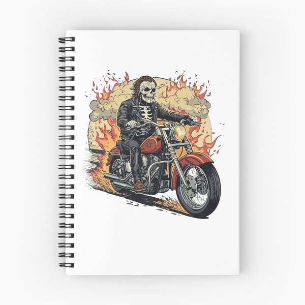 Item preview, Ghost Rider Skull Biker Art designed and sold by redblink store.