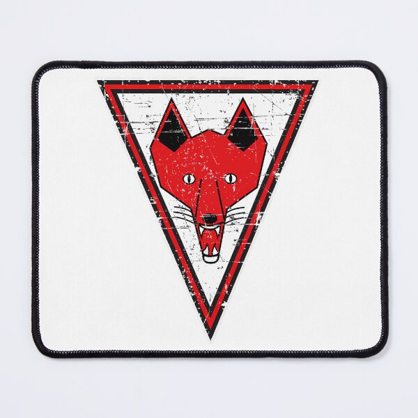 Item preview, Kriegsmarine U-Boat U-255 - Grinning Fox - White Border - Grunge Style designed and sold by che-lseyhartman.