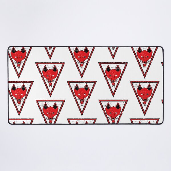 Item preview, Kriegsmarine U-Boat U-255 - Grinning Fox - White Border - Grunge Style designed and sold by che-lseyhartman.