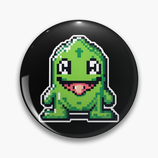 Item preview, Mischievous pixel slime creature designed and sold by RAMemory.