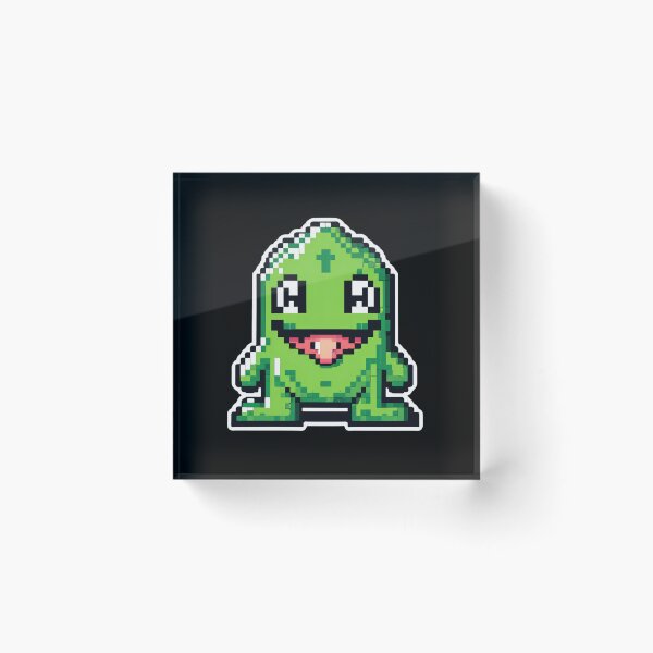 Item preview, Mischievous pixel slime creature designed and sold by RAMemory.
