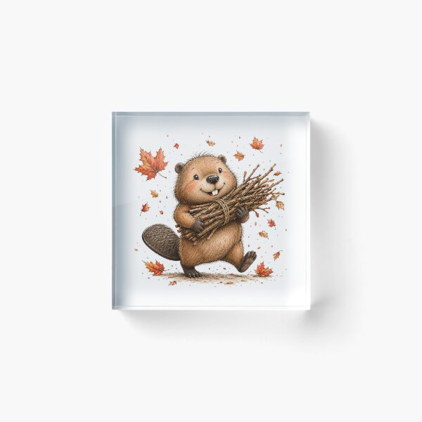 Item preview, Barnaby the Busy Autumn Beaver designed and sold by Step & Stow.