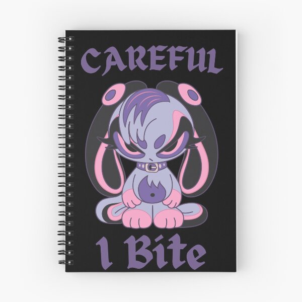 Item preview, Careful I Bite Gothic Bunny Pastel Goth Anime Aesthetic designed and sold by Side By Side Studio.