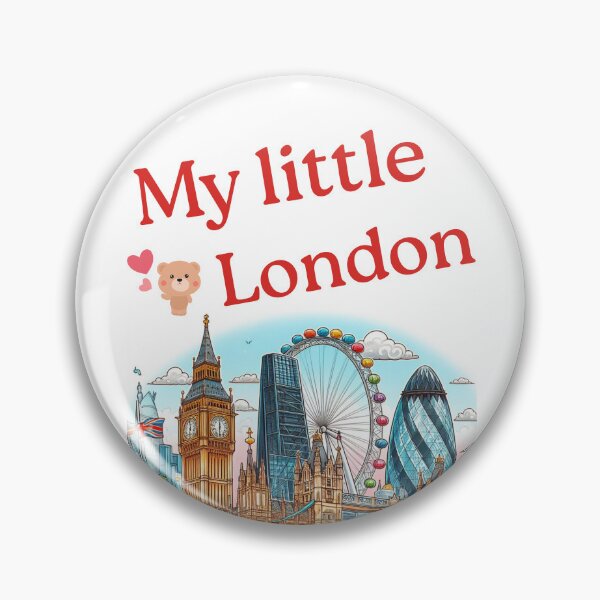 Item preview, London and London Eye  mixed cartoon style, double decker, Big Ben designed and sold by Coolparrotgirl.