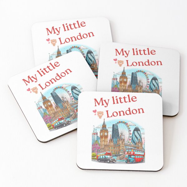 Item preview, London and London Eye  mixed cartoon style, double decker, Big Ben designed and sold by Coolparrotgirl.