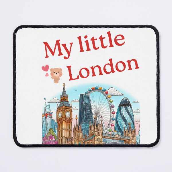 Item preview, London and London Eye  mixed cartoon style, double decker, Big Ben designed and sold by Coolparrotgirl.
