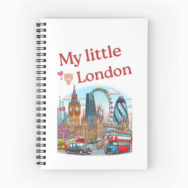 Item preview, London and London Eye  mixed cartoon style, double decker, Big Ben designed and sold by Coolparrotgirl.