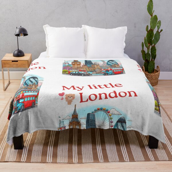 Item preview, London and London Eye mixed cartoon style, double decker, Big Ben designed and sold by Coolparrotgirl.