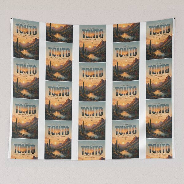 Item preview, Tonto National Forest Sonoran Desert Landscape Arizona designed and sold by raaxeyaha.