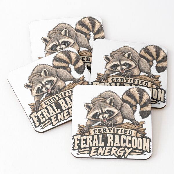 Item preview, Funny Raccoon Shirt, Feral Raccoon Hissing Trash Panda T-Shirt, Chaotic Animal Lover Gift, Angry Raccoon Graphic Tee designed and sold by OUICHA.