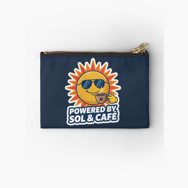Item preview, Powered By Sol And Cafe - Funny Spanish Sun Coffee designed and sold by UkrainianSpain.