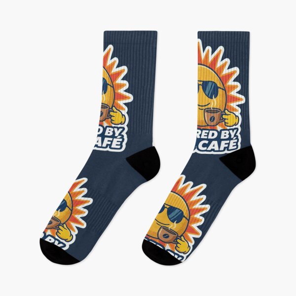 Item preview, Powered By Sol And Cafe - Funny Spanish Sun Coffee designed and sold by UkrainianSpain.