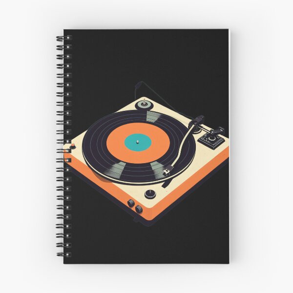 Item preview, Retro Geometric Vinyl Record Turntable Wall Art designed and sold by RAMemory.