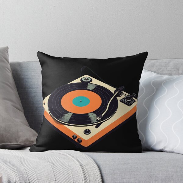 Item preview, Retro Geometric Vinyl Record Turntable Wall Art designed and sold by RAMemory.