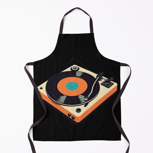 Item preview, Retro Geometric Vinyl Record Turntable Wall Art designed and sold by RAMemory.