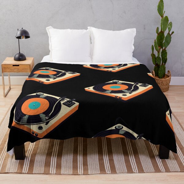 Item preview, Retro Geometric Vinyl Record Turntable Wall Art designed and sold by RAMemory.
