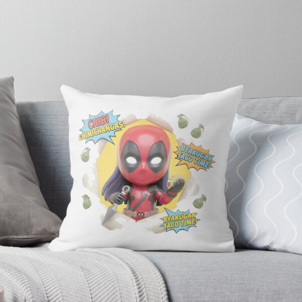 Item preview, D Hinata X Deadpool Chibi Cute designed and sold by Jermaine Dixon.