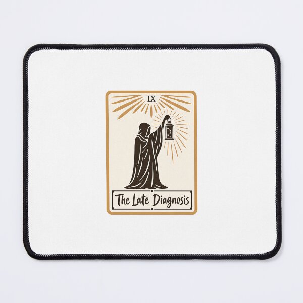 Item preview, The Late Diagnosis Tarot-Style Card Art – Neurodivergent Journey Illustration designed and sold by lenalenspod.