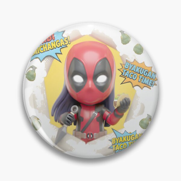 Item preview, D Hinata X Deadpool Chibi Cute designed and sold by Jermaine Dixon.