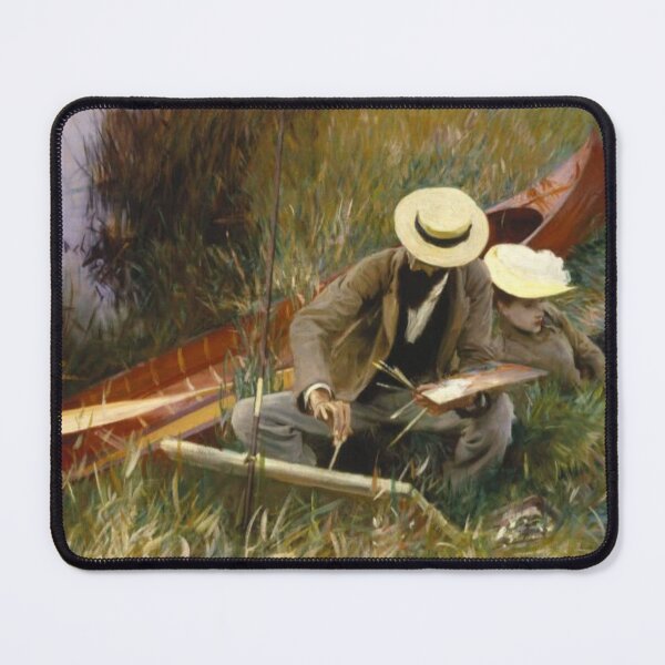 Item preview, Outdoor Wall Art, Impressionist Landscape Painting, Boating Scene, Nature Lover Decor designed and sold by RickE.