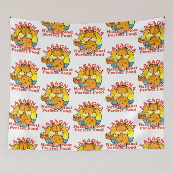 Item preview, Lasagna Natures Most Perfect Food Garfield Circle designed and sold by Nova-hLeivghky.