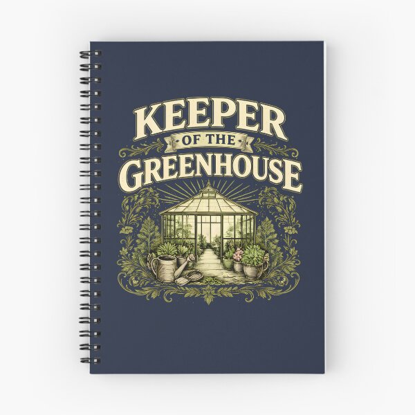 Item preview, Keeper of the Greenhouse | Greenhouse Gardener Gift | Plant Lover Gift | Vintage Botanical Gift | Greenhouse Life Gift designed and sold by HooptownRV.