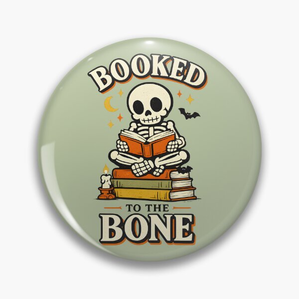Item preview, Booked to the Bone Skeleton Reading Dark Academia Halloween T-Shirt designed and sold by  MAD's Recreation Studio.