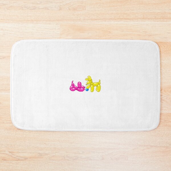 Item preview, Pink & Yellow Balloon Dogs with Blue Ball designed and sold by DesgnsxGifts.