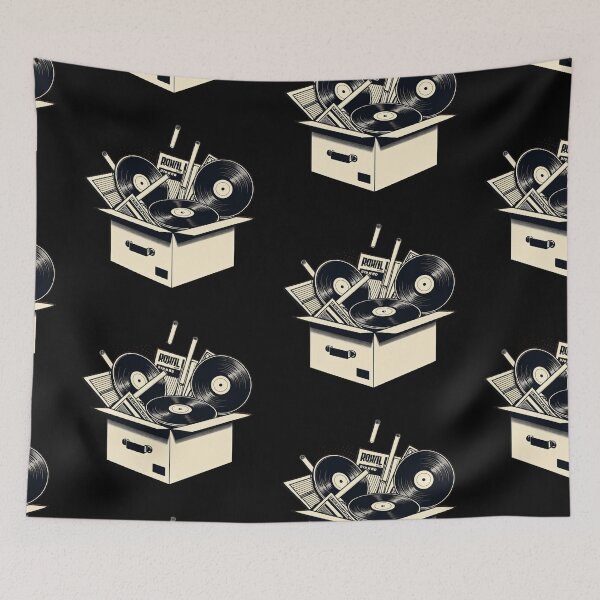 Item preview, Vinyl Records Smoking Box Parody designed and sold by RAMemory.