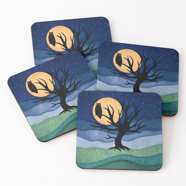 Item preview, Owl in Tree designed and sold by cbfineart.