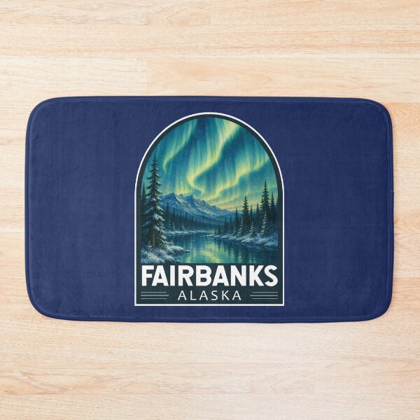 Item preview, Fairbanks Alaska Travel Art Emblem designed and sold by KrisSidDesigns.