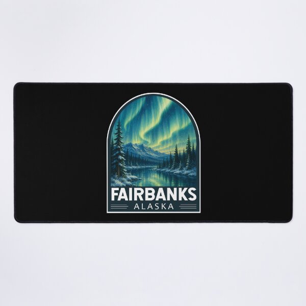 Item preview, Fairbanks Alaska Travel Art Emblem designed and sold by KrisSidDesigns.