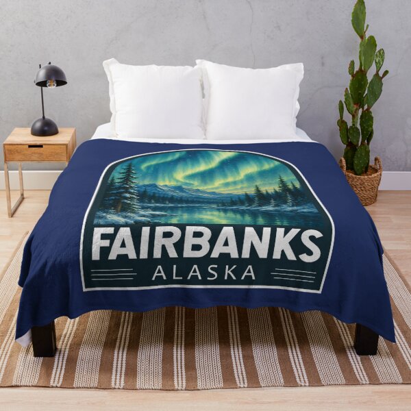 Item preview, Fairbanks Alaska Travel Art Emblem designed and sold by KrisSidDesigns.
