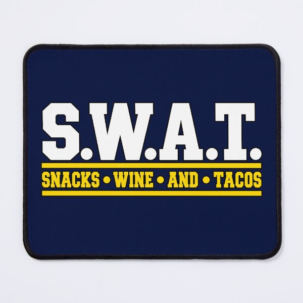 Item preview, SWAT Snacks Wine And Tacos Funny Food Wine Lover designed and sold by ZIGLWORKS.