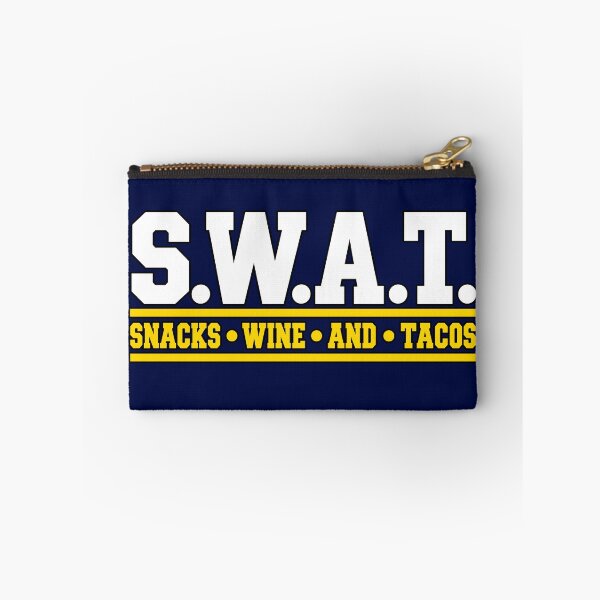 Item preview, SWAT Snacks Wine And Tacos Funny Food Wine Lover designed and sold by ZIGLWORKS.