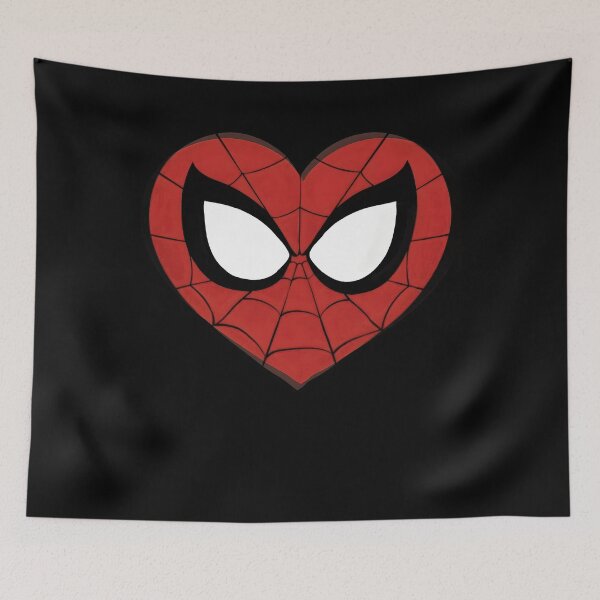 Item preview, Spider-Man Heart Shirt, Marvel Superhero Graphic Tee, Red Web Heart Design, Cute Spider Hero Gift, Romantic Comic Book Fan Shirt designed and sold by howsamluca.