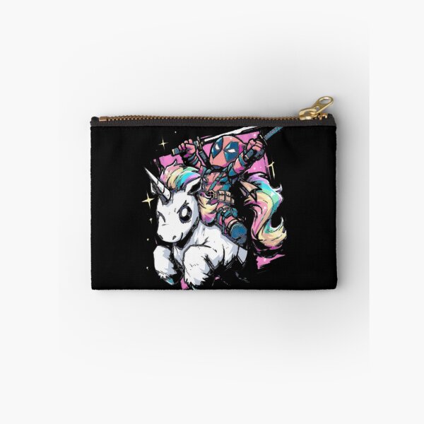 Item preview, Chibi Deadpool Riding Rainbow Unicorn designed and sold by Jermaine Dixon.