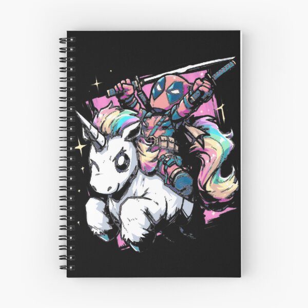 Item preview, Chibi Deadpool Riding Rainbow Unicorn designed and sold by Jermaine Dixon.