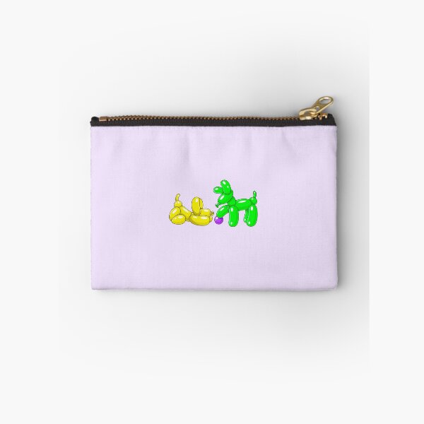 Item preview, Green & Yellow Balloon Dogs with Purple Ball designed and sold by DesgnsxGifts.