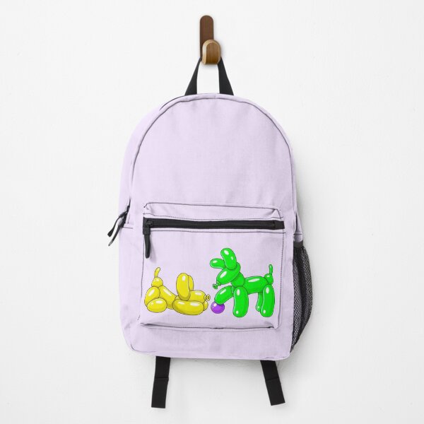 Item preview, Green & Yellow Balloon Dogs with Purple Ball designed and sold by DesgnsxGifts.