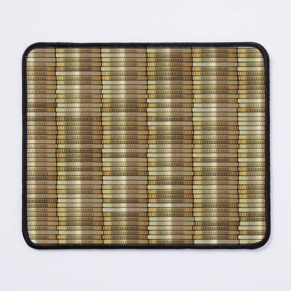 Item preview, Golden Metallic Brick Pattern designed and sold by Sybille-Yates.
